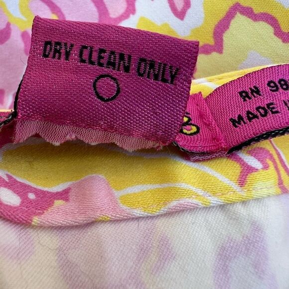 🍎 b3 Tibi Floral Waist Drawstring Skirt With Ruffled Hem Size 10 (AA3) - Picture 7 of 10